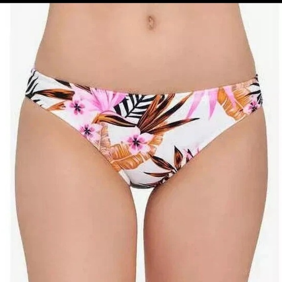 Salt & Cove Tropic Time Printed Cinch-Back Bikini Bottom  NWT - Picture 1 of 7